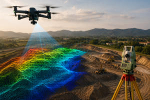 Levantamiento topográfico 3D en terreno